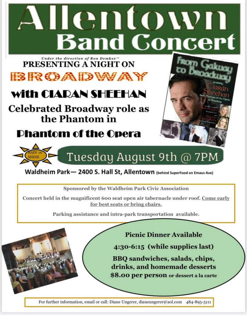 106th Performance of The Allentown Band at Waldheim Park With Ciaran