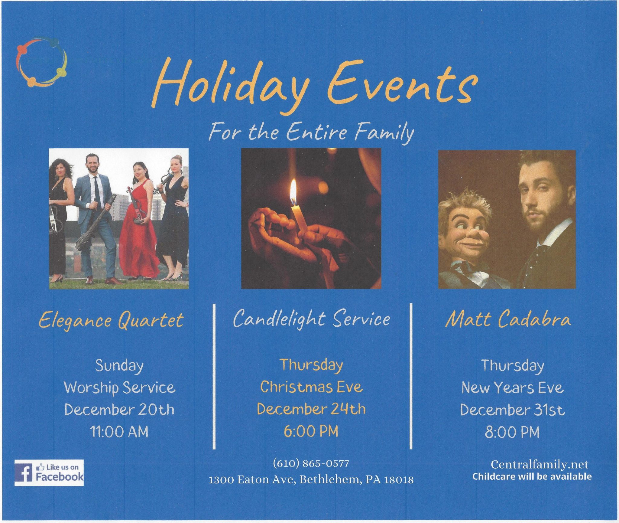 Holiday Events for the Entire Family at Central Assembly of God 1300