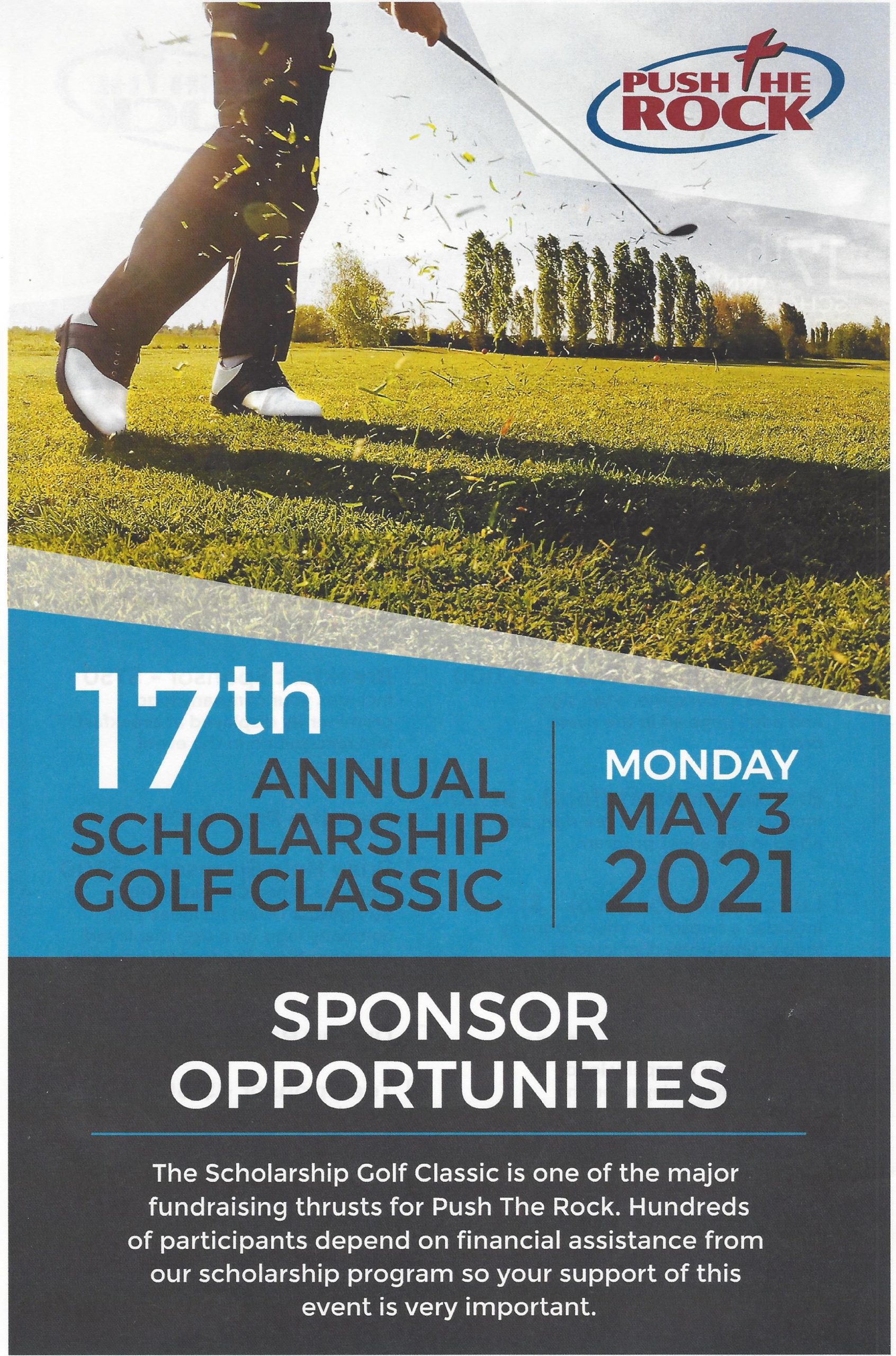 Push The Rock 17th Annual Scholarship Golf Classic Monday May 3rd at
